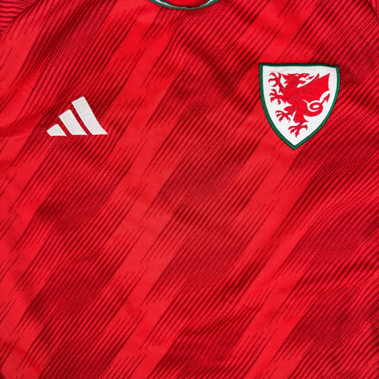 Wales 2022/2023/2024 Home Football Shirt Medium