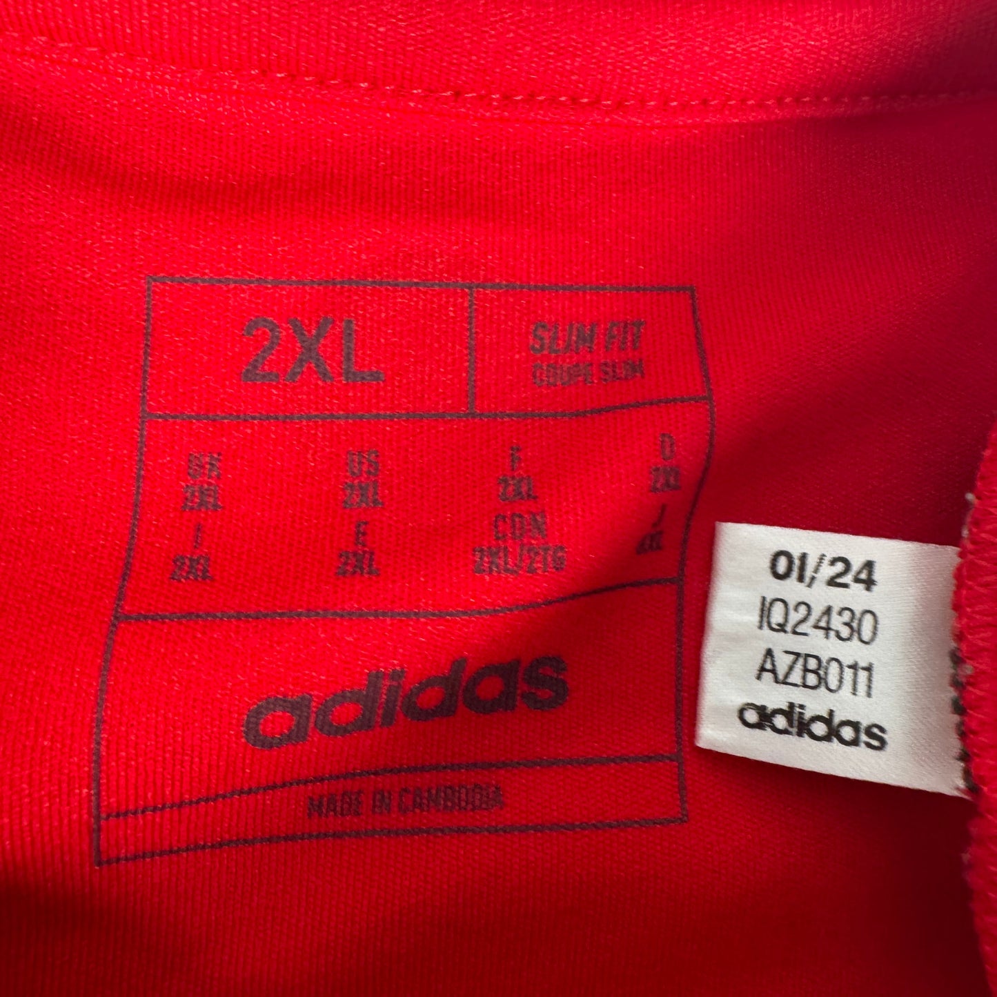 Wales 2024/2025/2026 Home Football Shirt 2XL