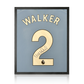 Kyle Walker Signed Manchester City 23/24 Shirt Compact Frame