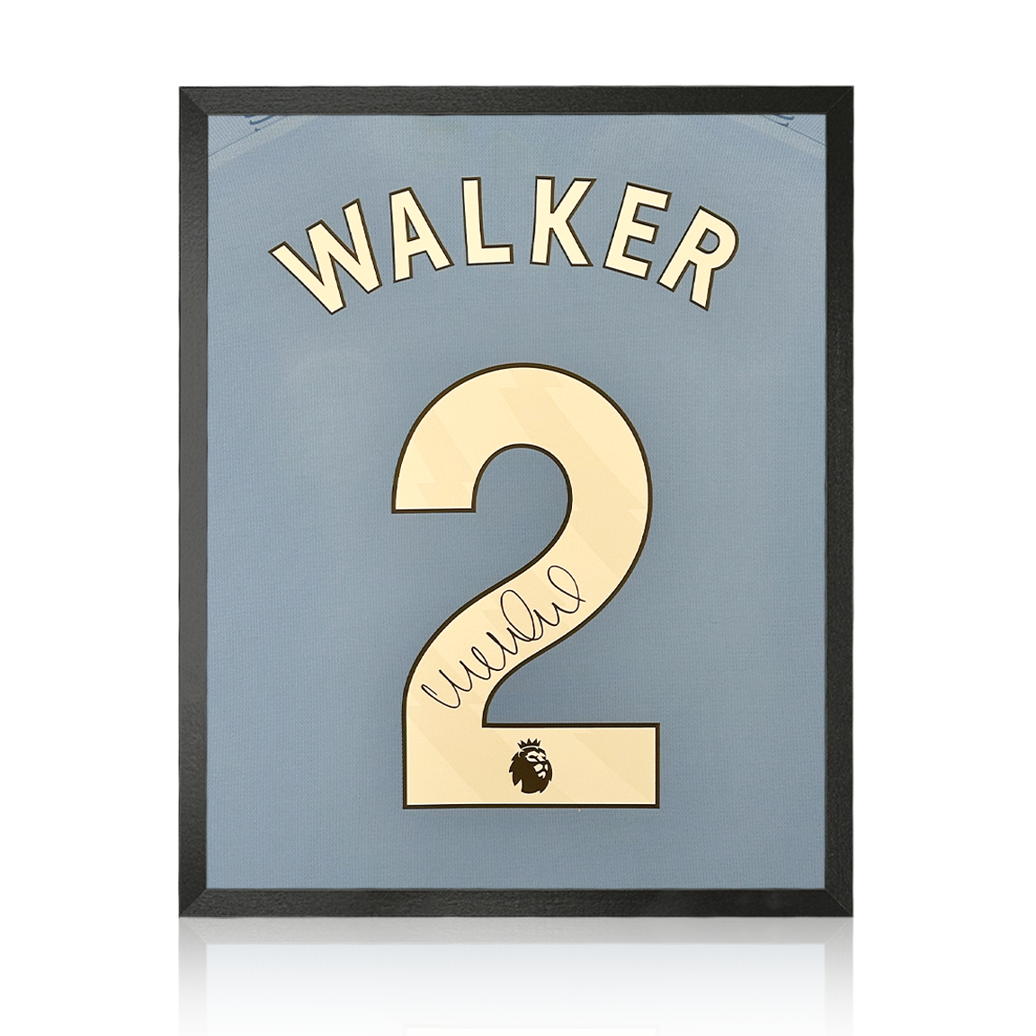Kyle Walker Signed Manchester City 23/24 Shirt Compact Frame