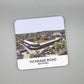 Watford FC coaster of Vicarage Road