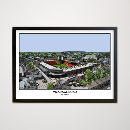 Watford FC posters of Vicarage Road