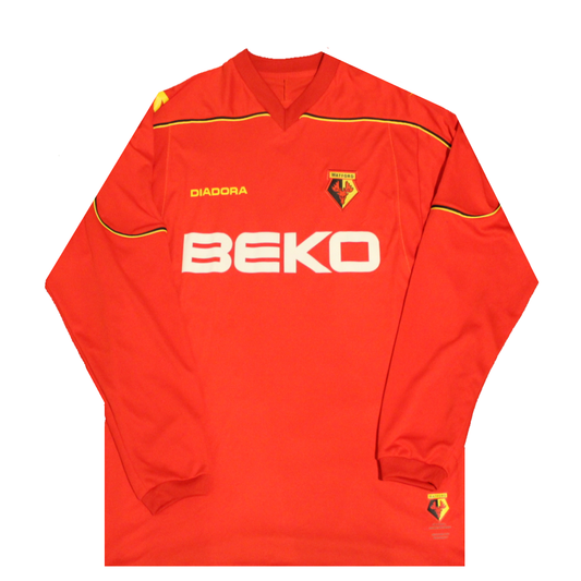 Watford 2008-2009 Away Football Shirt (Excellent) L/S L