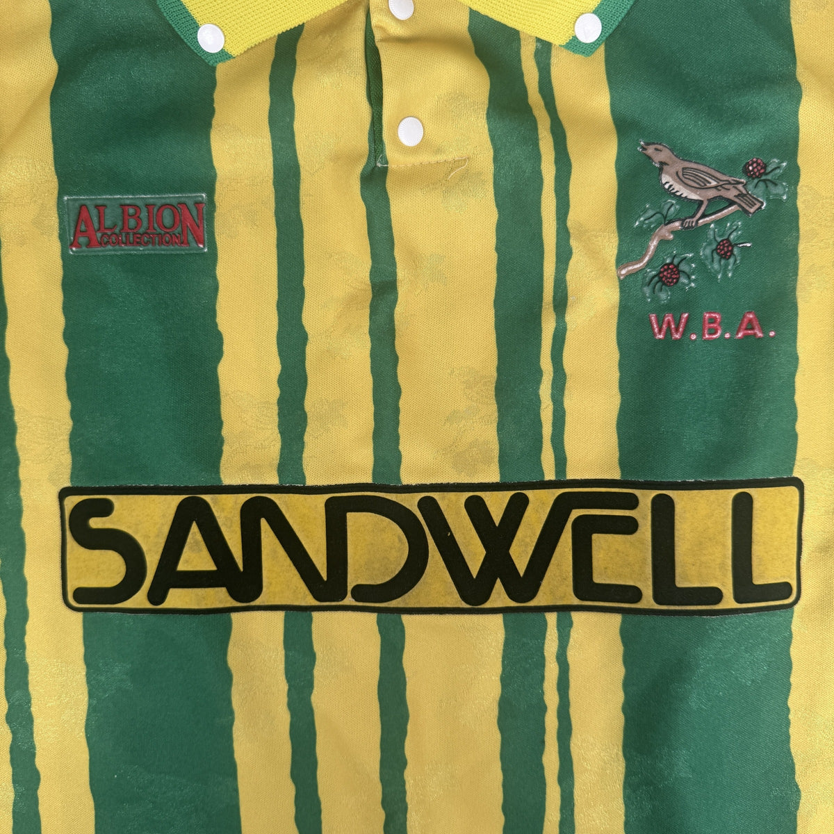 West Bromwich Albion 1992/1993 Third Football Shirt XL