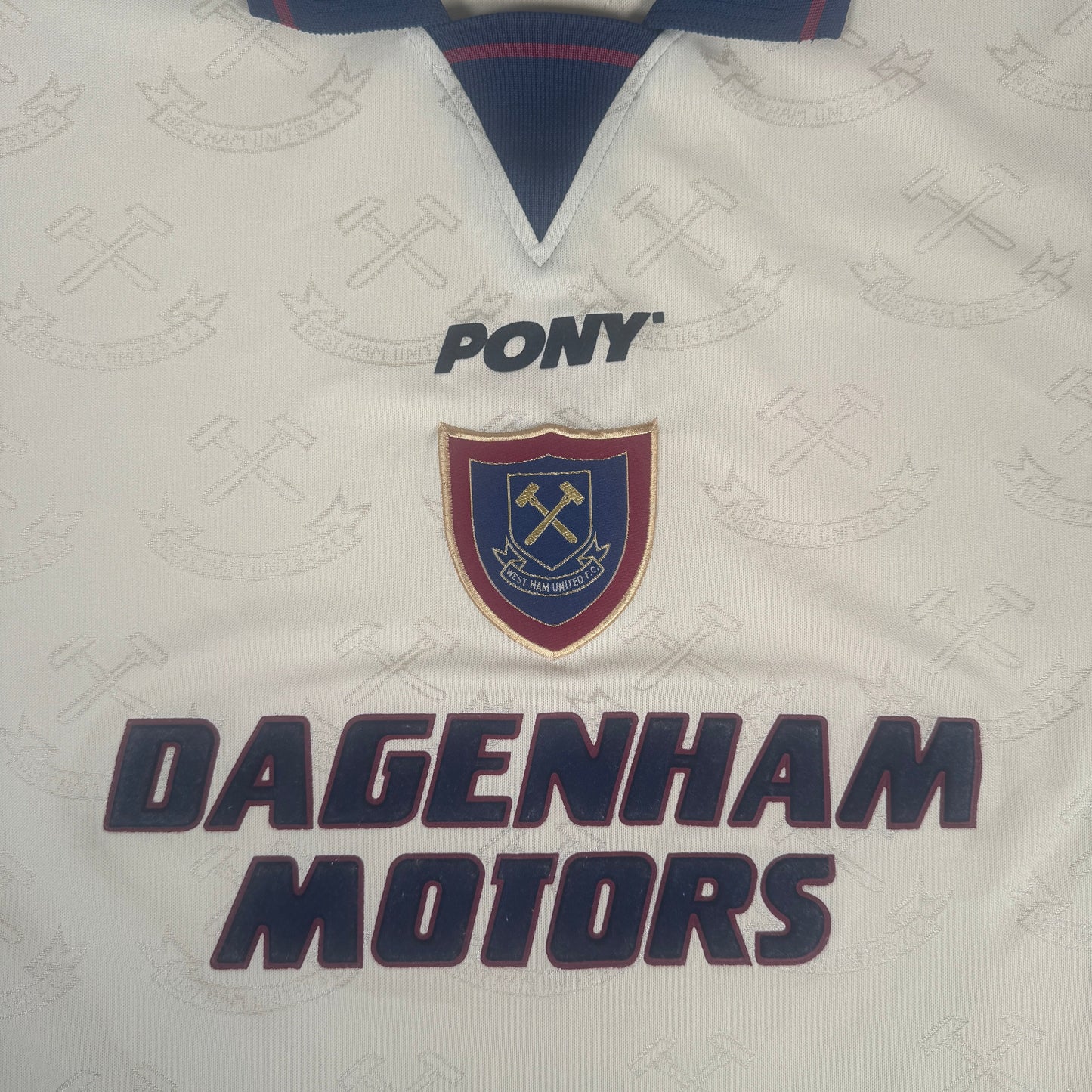 West Ham United 1996/1997 Away Football Shirt 2XL