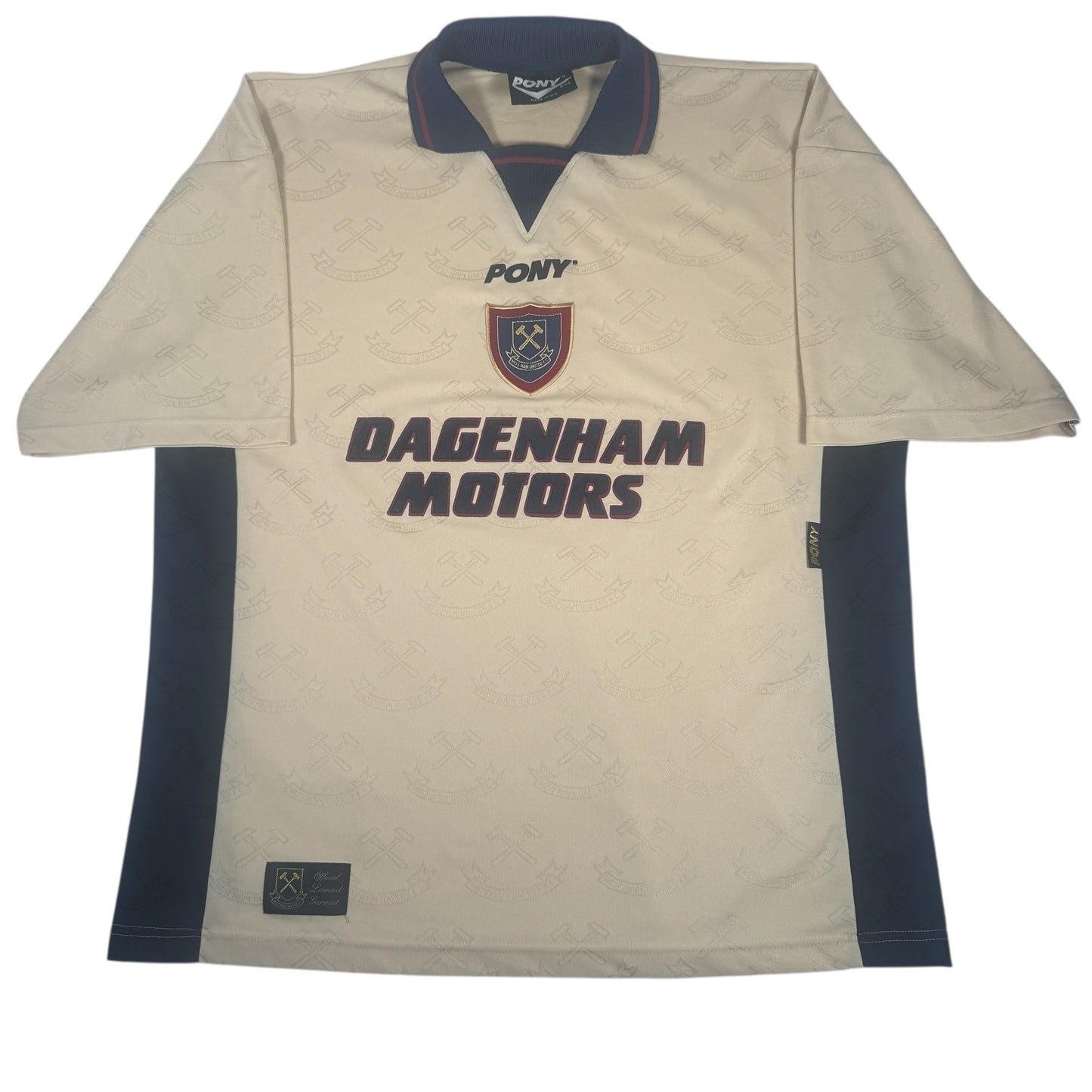 West Ham United 1996/1997 Away Football Shirt 2XL