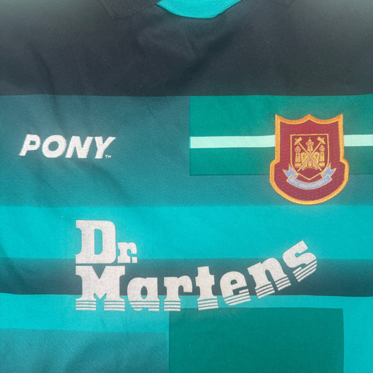 West Ham United 1998/1999 Goalkeeper Football Shirt Medium