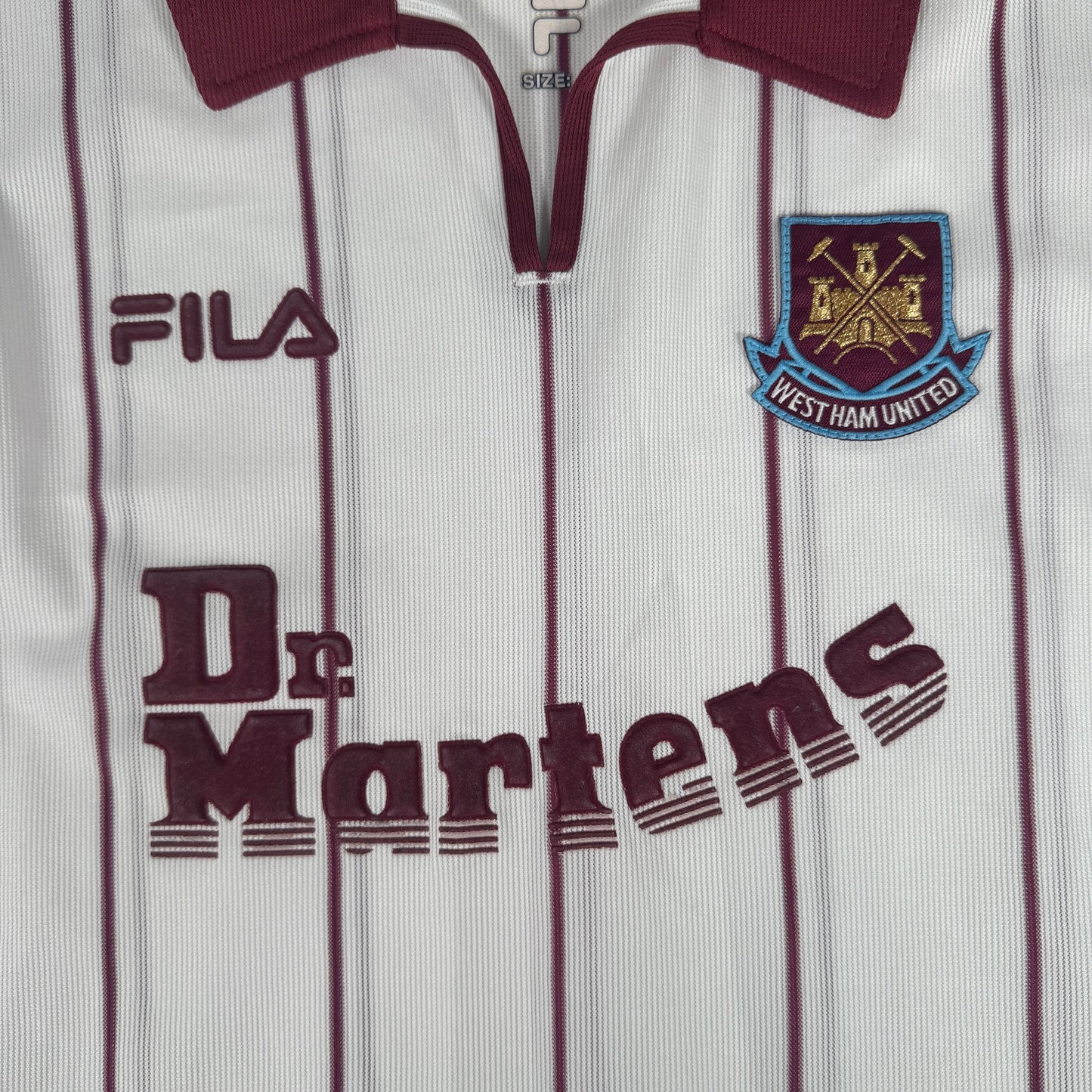 West Ham United 2002/2003 Away Football Shirt Medium