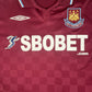 West Ham United 2009/2010 Home Long Sleeve Shirt XXL