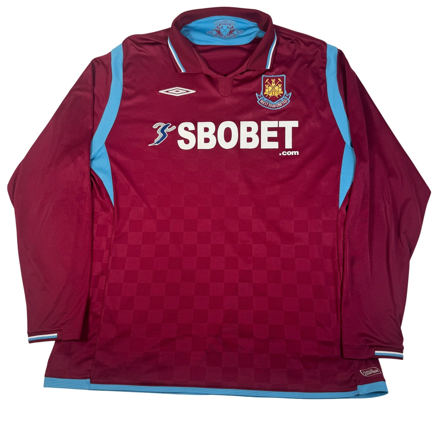 West Ham United 2009/2010 Home Long Sleeve Shirt XXL