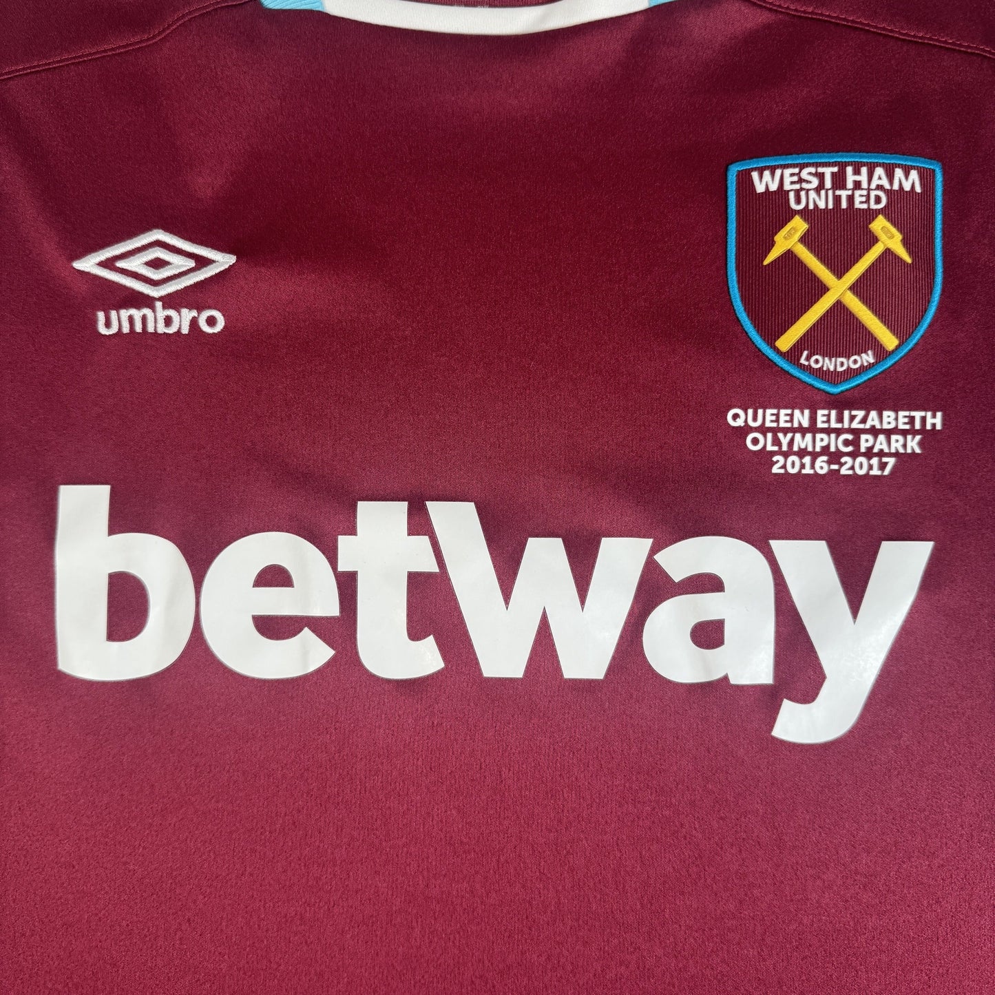 West Ham United 2016/2017 Home Shirt 3XL
