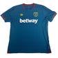 West Ham United 2018/2019 Away Football Shirt 2XL