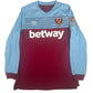 West Ham United 2019/2020 Home Long Sleeve Football Shirt Medium