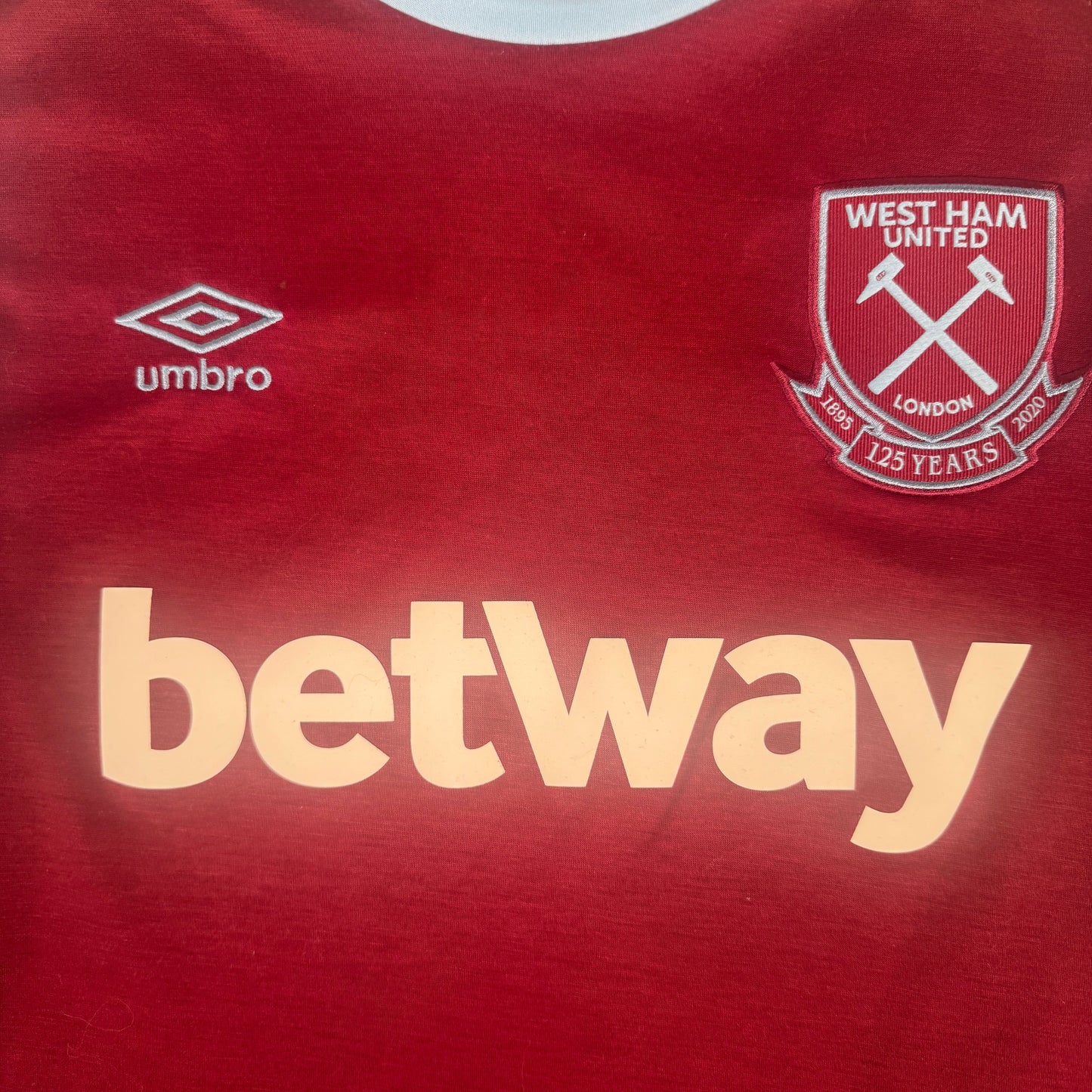 West Ham United 2020/2021 125 Years Home Shirt 2XL