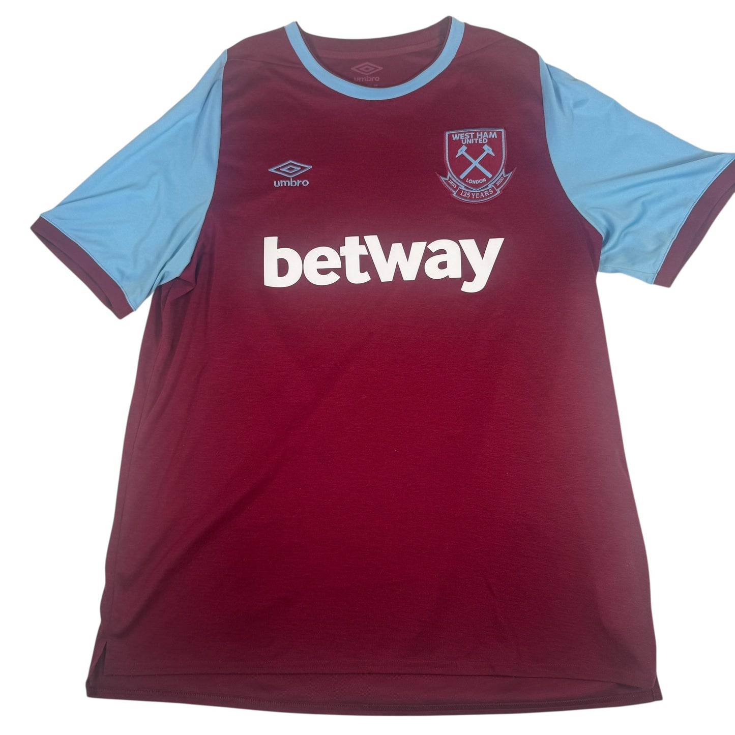 West Ham United 2020/2021 125 Years Home Shirt 2XL