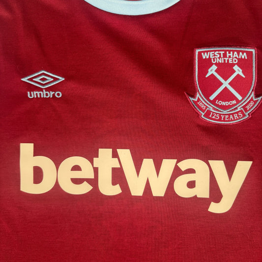 West Ham United 2020/2021 Home Football Shirt 3XL