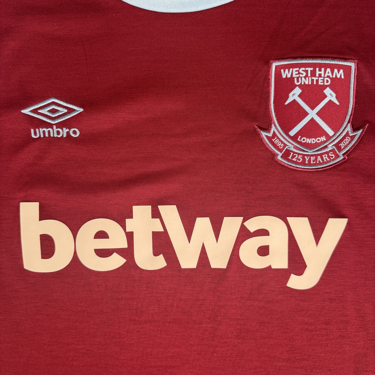 West Ham United 2020/2021 Home Shirt 3XL
