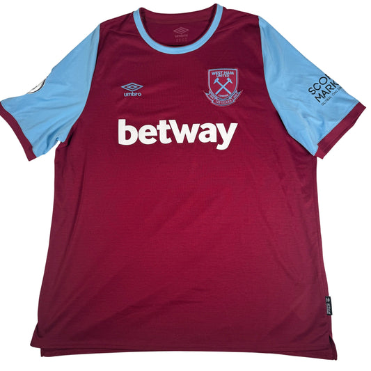 West Ham United 2020/2021 Home Shirt 3XL