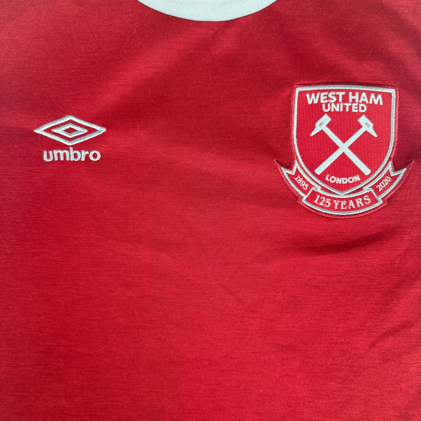West Ham United 2020/2021 Home Football Shirt Medium
