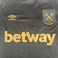 West Ham United 2020/2021 125 Year Third Football Shirt Small