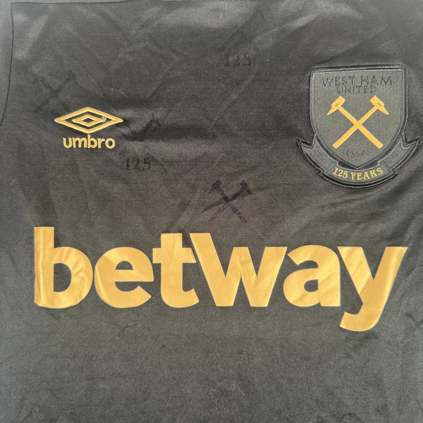 West Ham United 2020/2021 125 Year Third Football Shirt Small