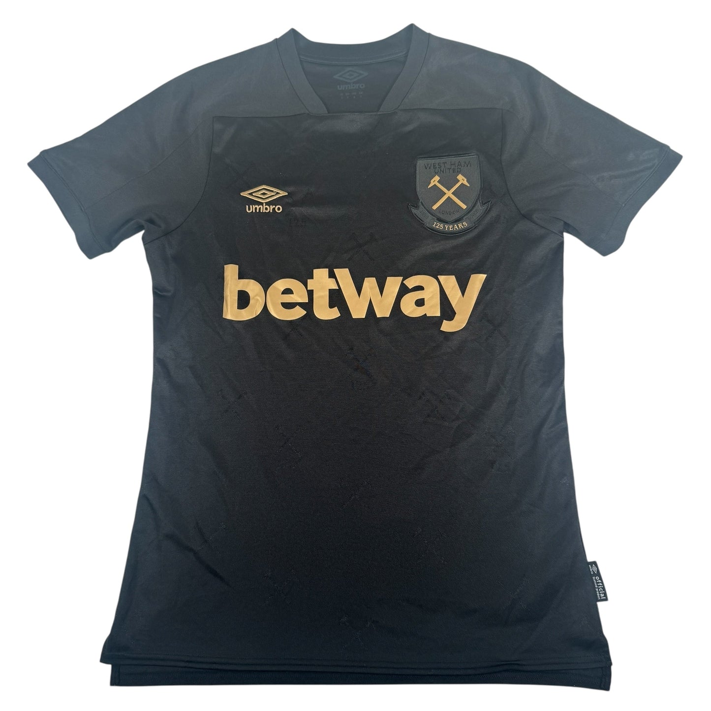 West Ham United 2020/2021 125 Year Third Football Shirt Small