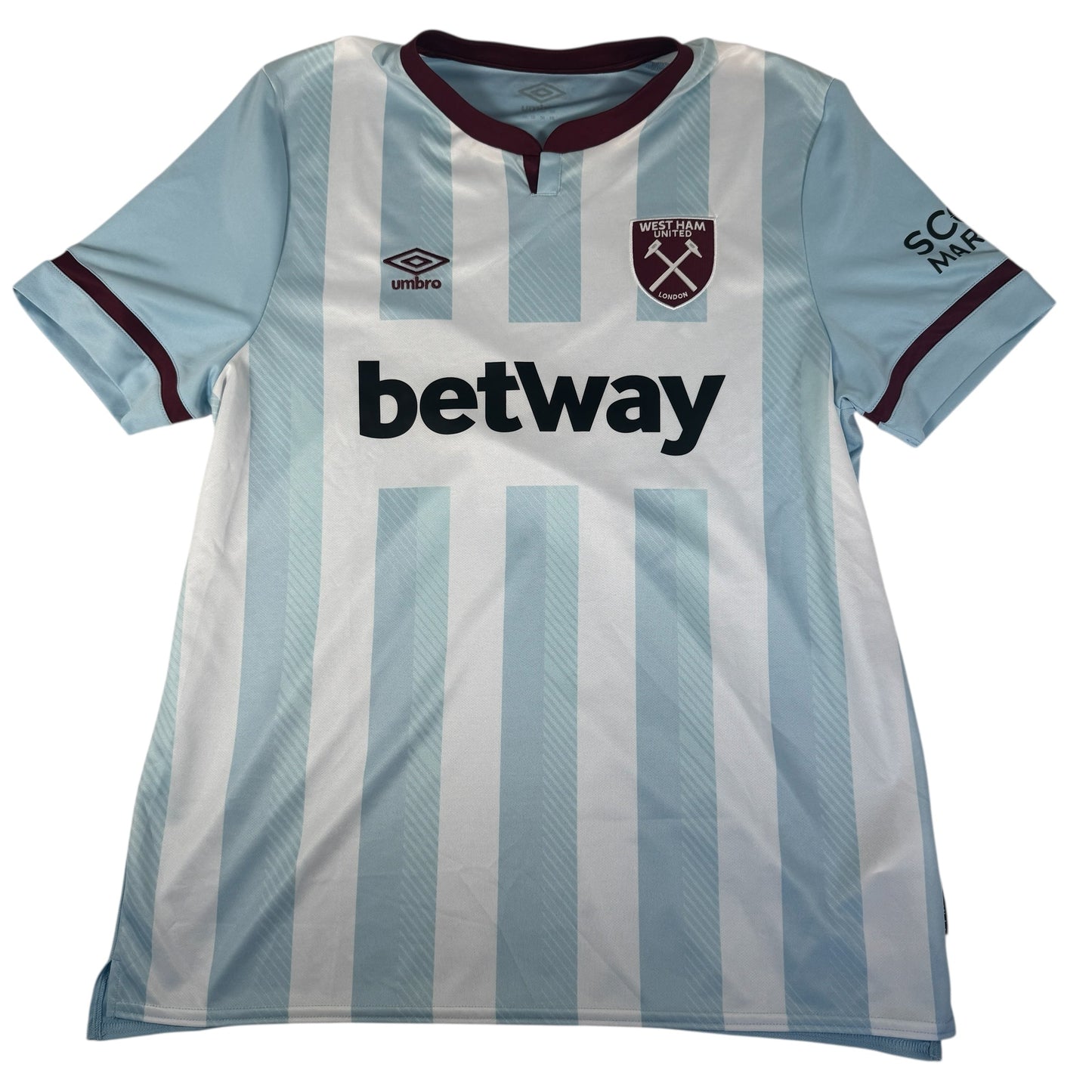 West Ham United 2021/2022 Away Football Shirt 2XL
