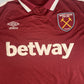 West Ham United 2021/2022 Home Football Shirt XXL