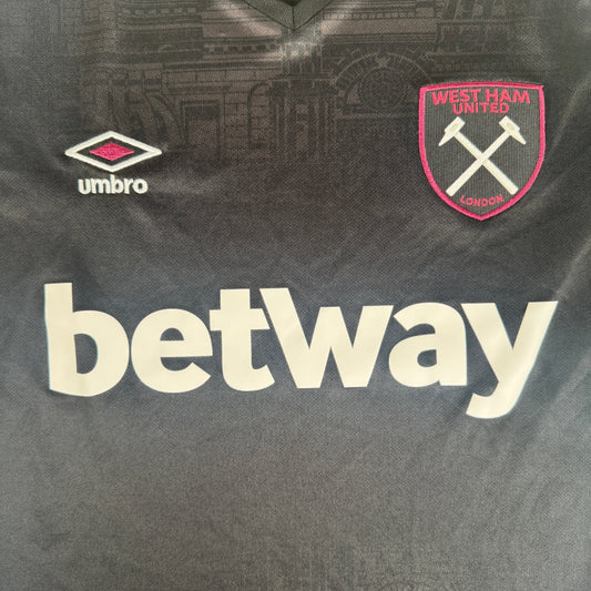 West Ham United 2024/2025 Away Football Shirt Small