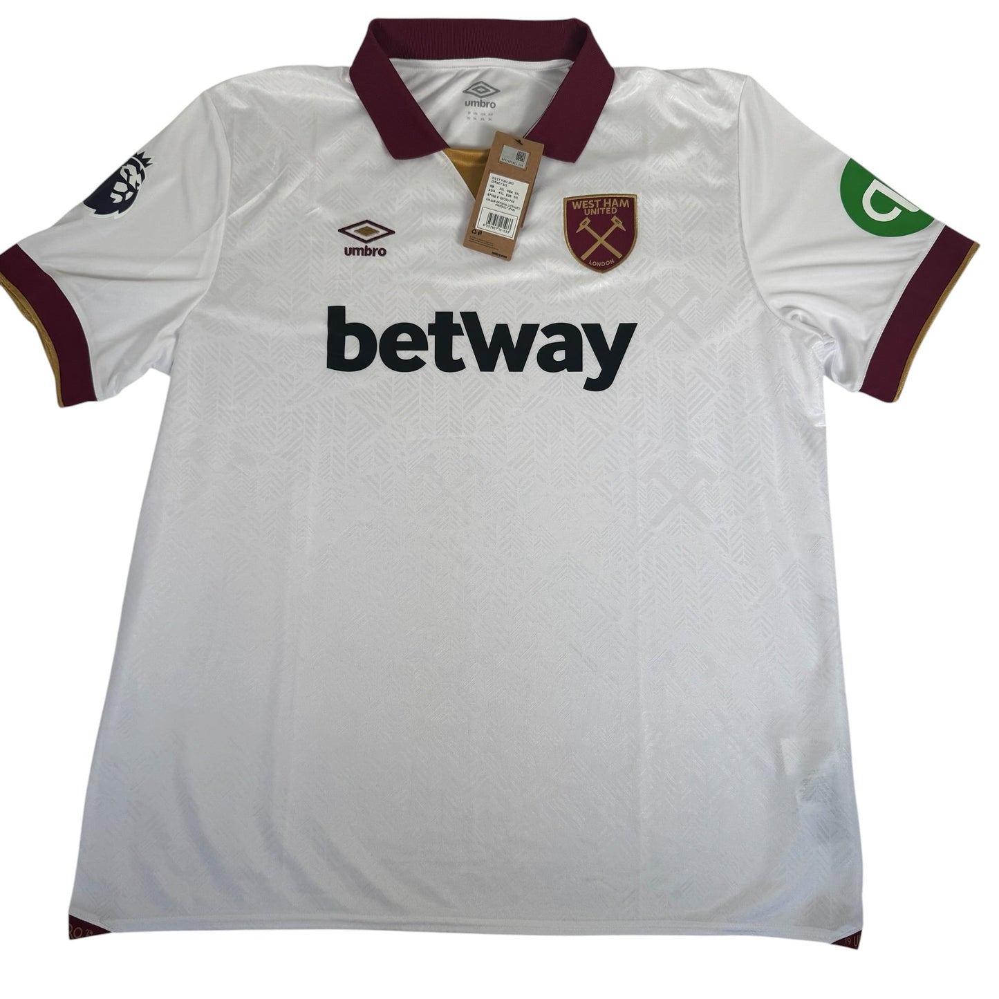 West Ham United 2024/2025 Third Football Shirt 3XL BNWT