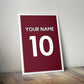Personalised Football Shirt Print