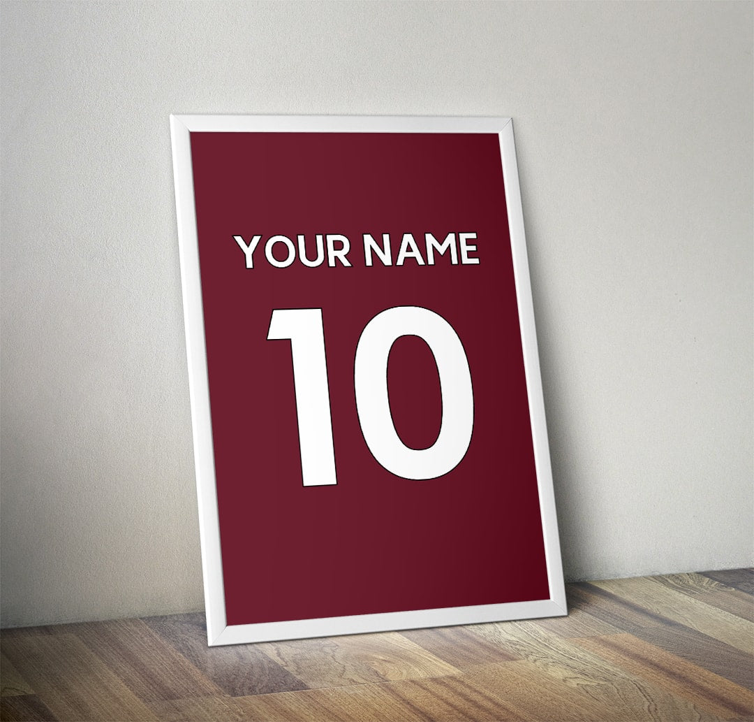 Personalised Football Shirt Print