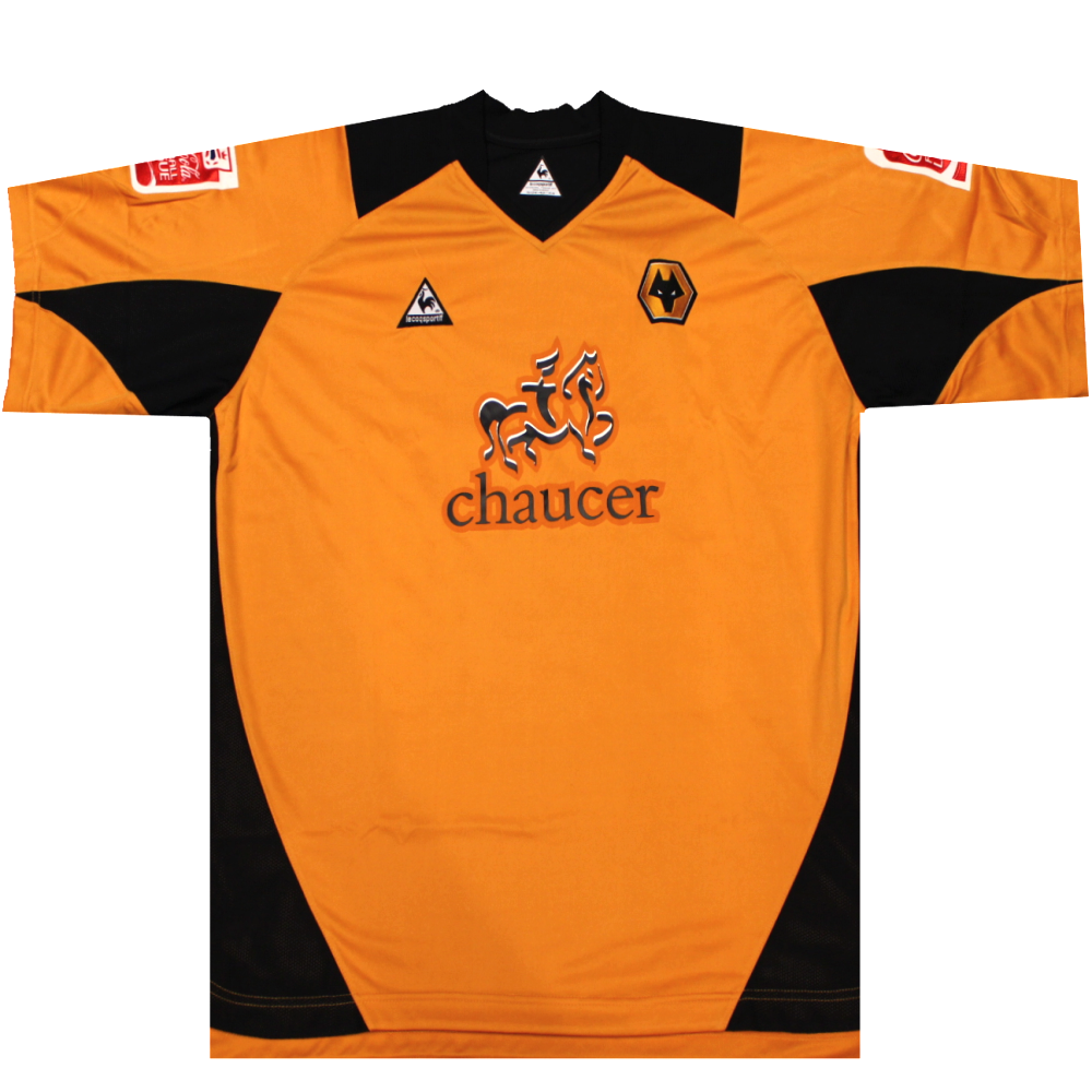 Wolverhampton Wanderers 2005-2006 Home Shirt Ricketts Matchworn? (Excellent) L