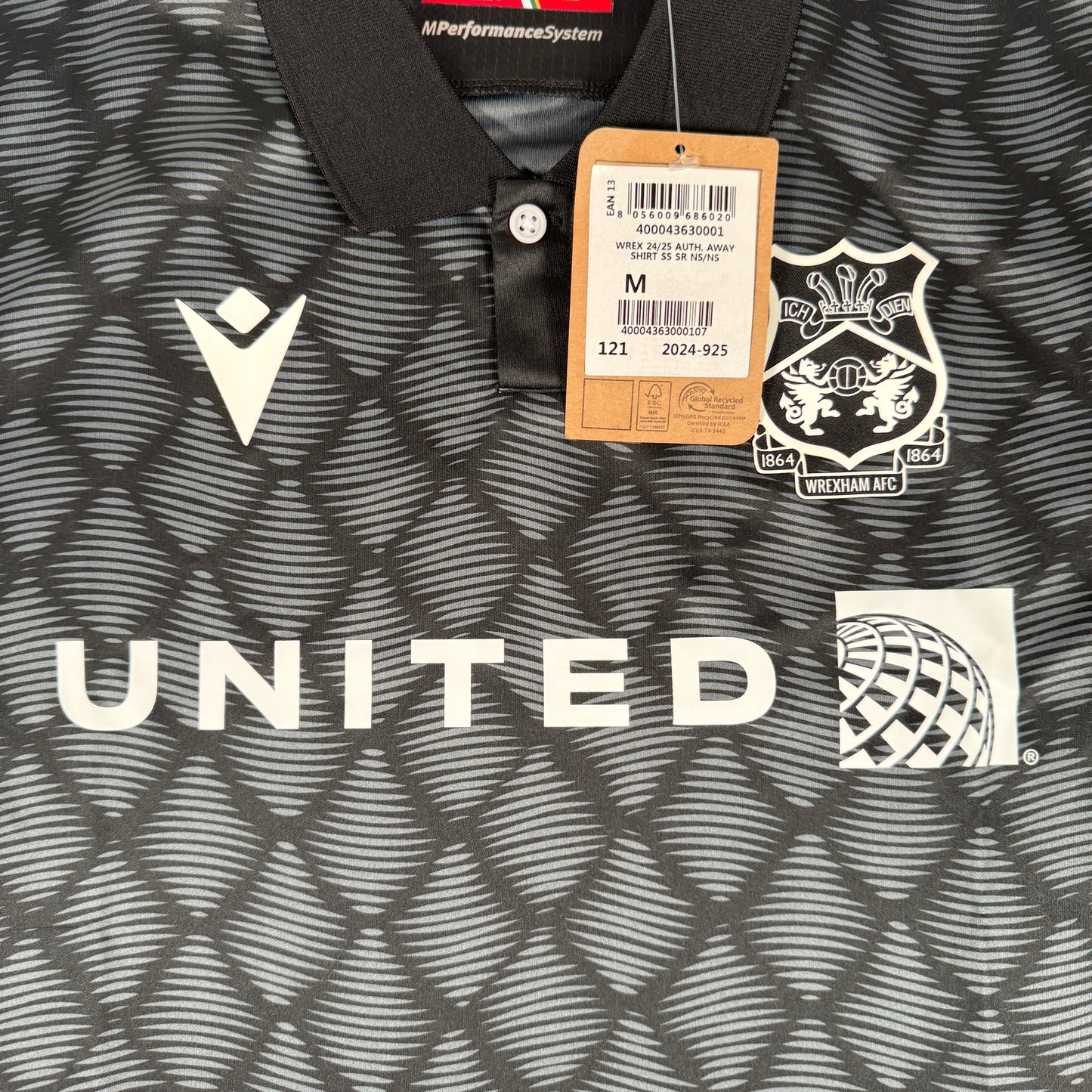 Wrexham 2024/2025 Away Football Shirt Medium BNWT