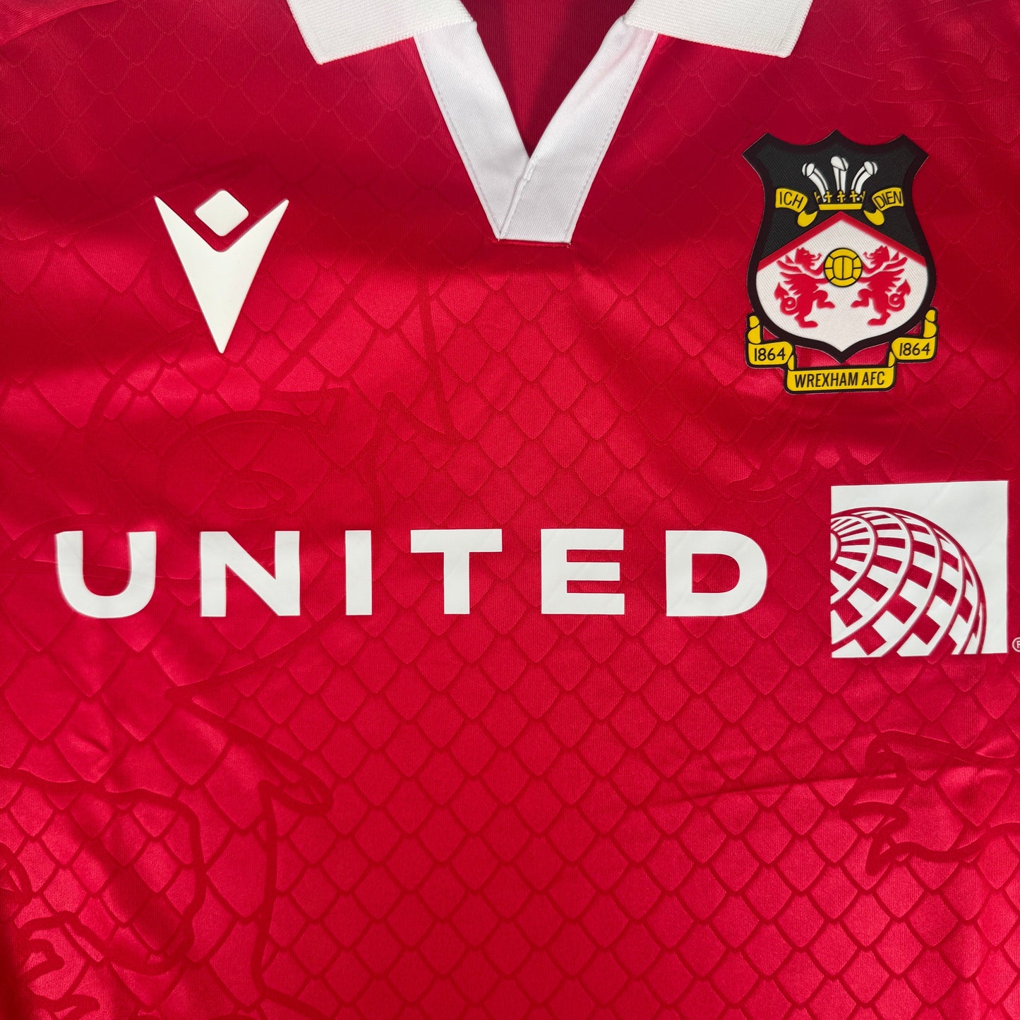 Wrexham 2024/2025 Home Long Sleeve Football Shirt Medium