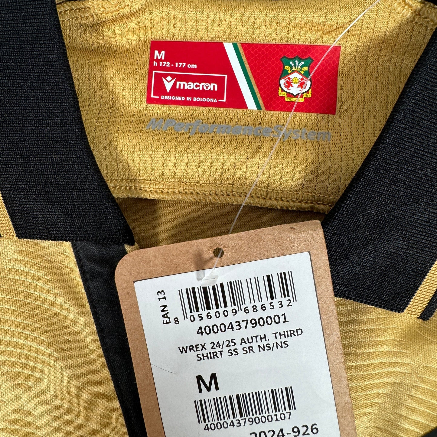 Wrexham 2024/2025 Third Football Shirt Medium BNWT