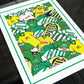 Yeovil Kit Collage Retro Shirts Football Print