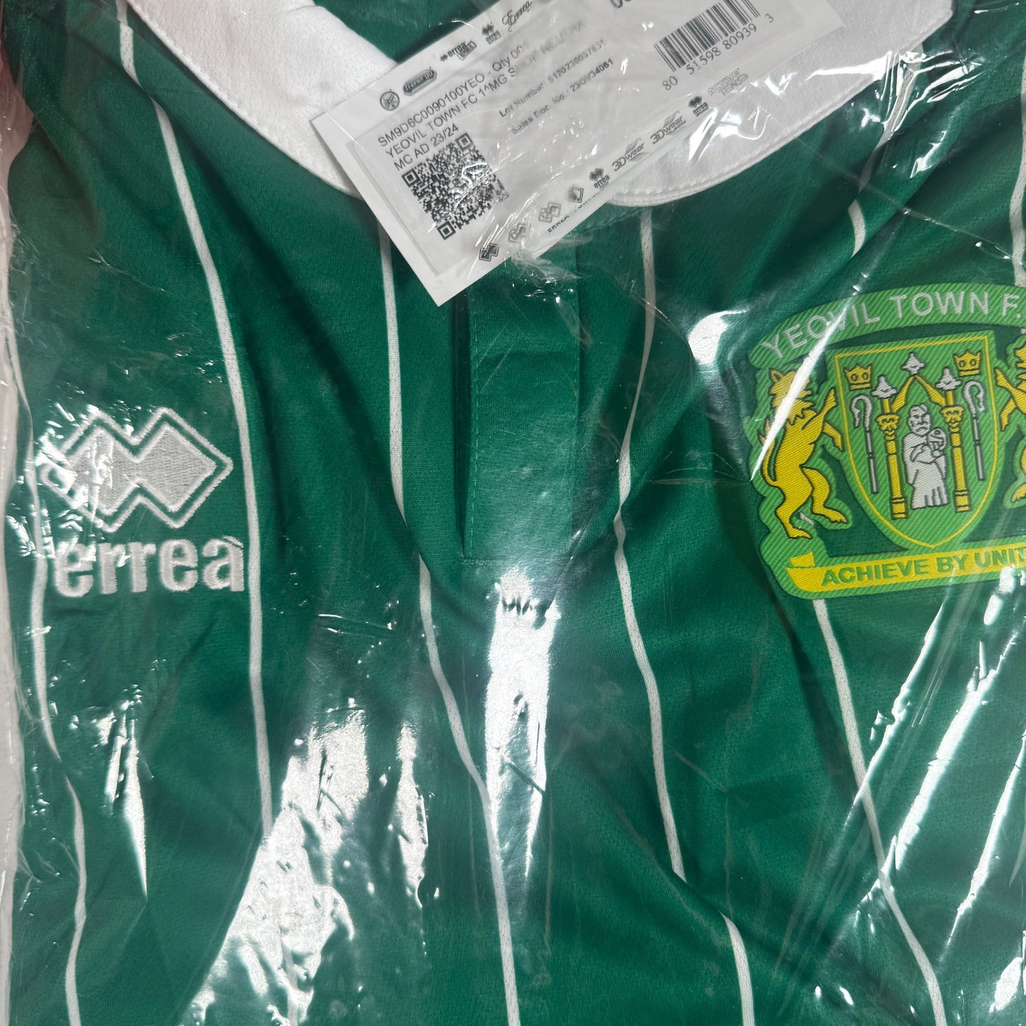 Yeovil Town 2023/2024 Home Shirt Large BNWT BNIB