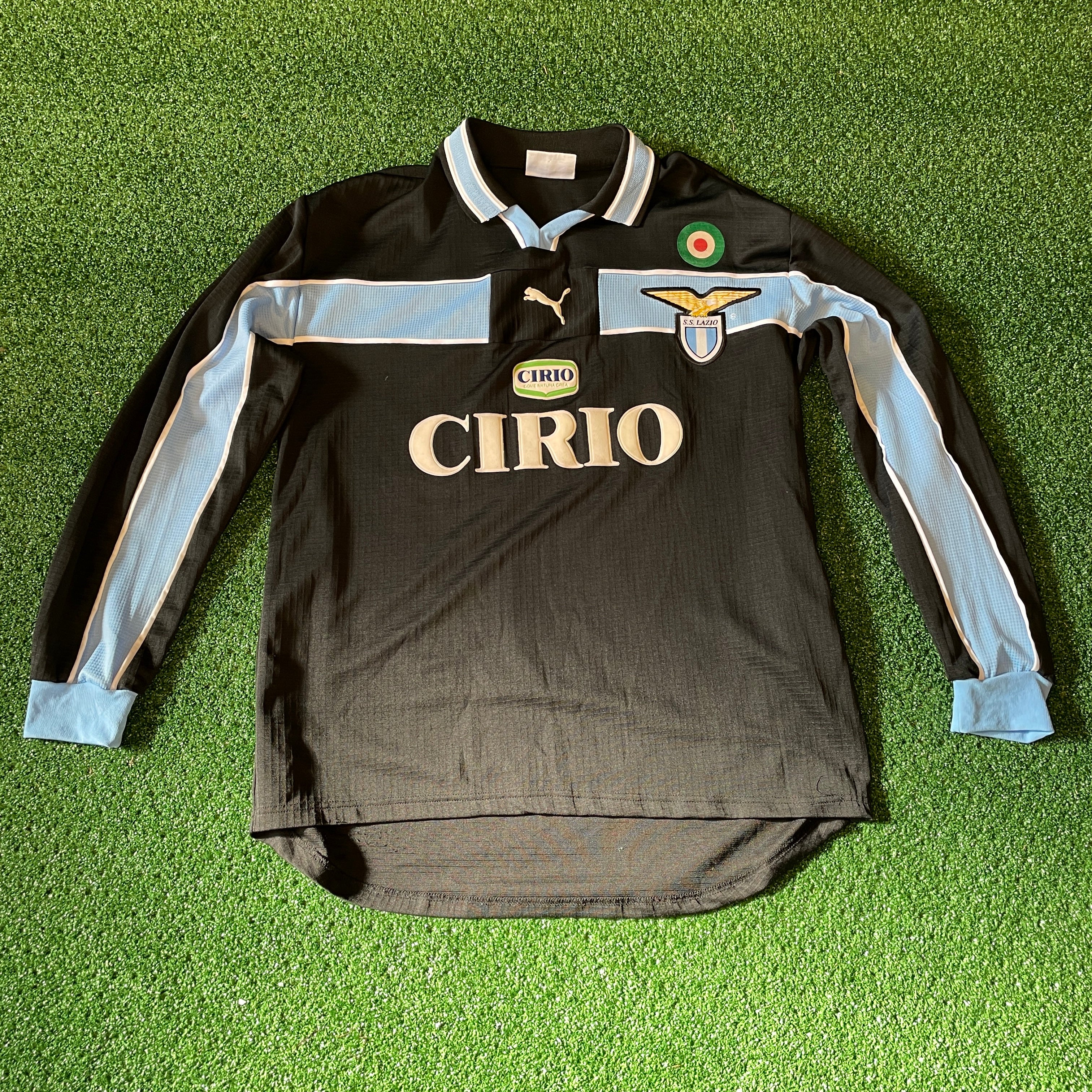 Lazio Old Jersey Lazio 1999 Third Shirt Rare Long Sleeve SALAS Medium