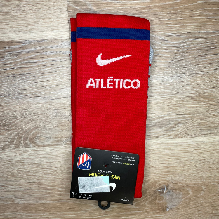 Atletico Madrid Home Socks - UK Mens 8-11 - New - SX7427-611