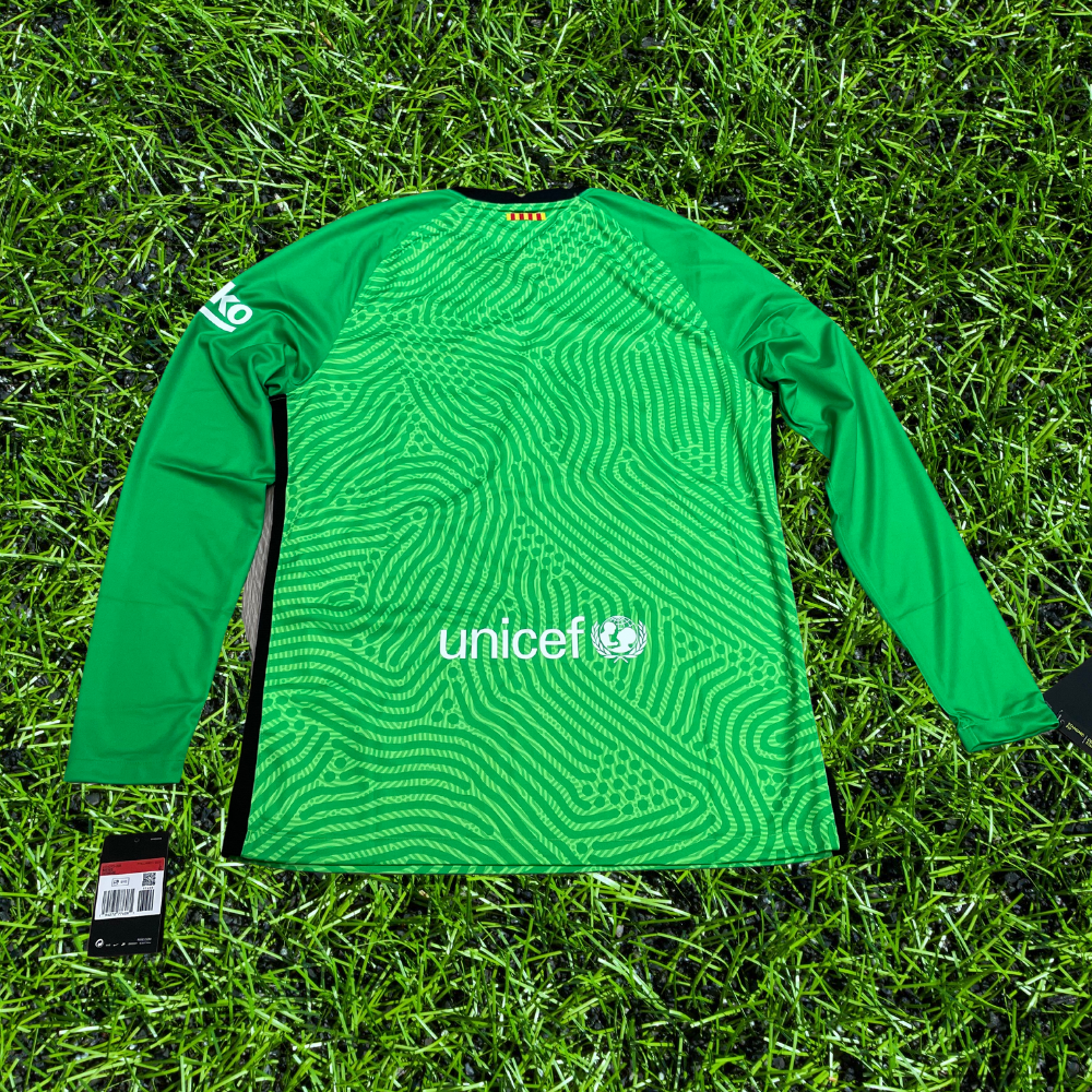 Barcelona Goalkeeper 2020-2021 Home Shirt - New With Tags - Large - La Liga Patches