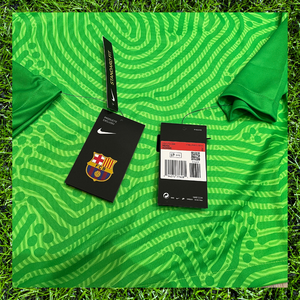 Barcelona Goalkeeper 2020-2021 Home Shirt - New With Tags - Large - La Liga Patches