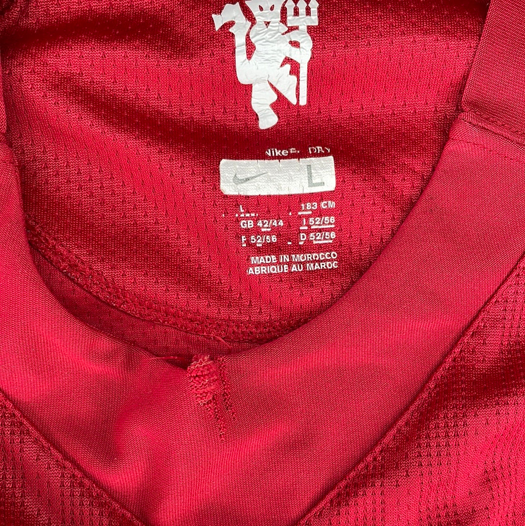 Manchester United 2007/2008 Home Shirt - Large - Long Sleeve - Vintage Nike Shirt