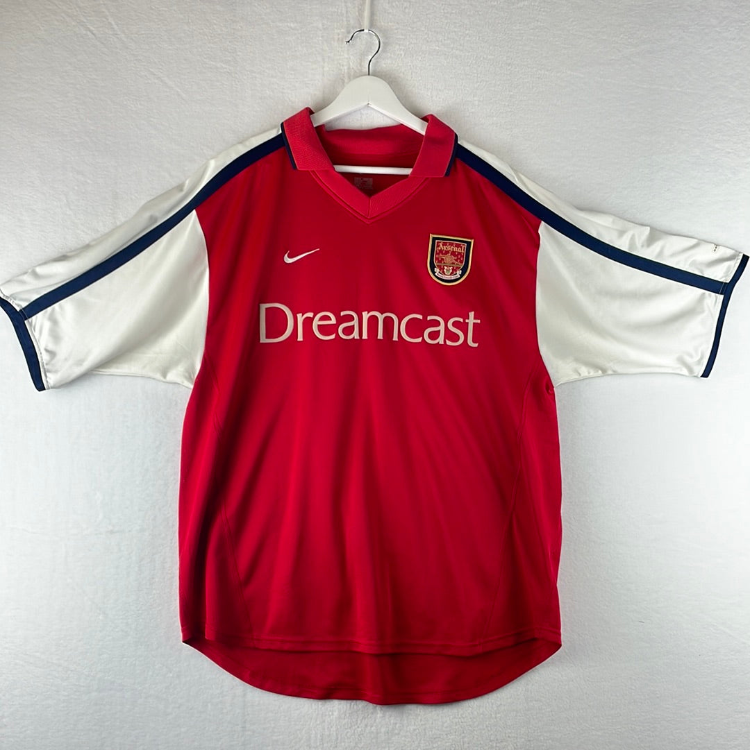 Arsenal 2000/2001 Home Shirt - Extra Large