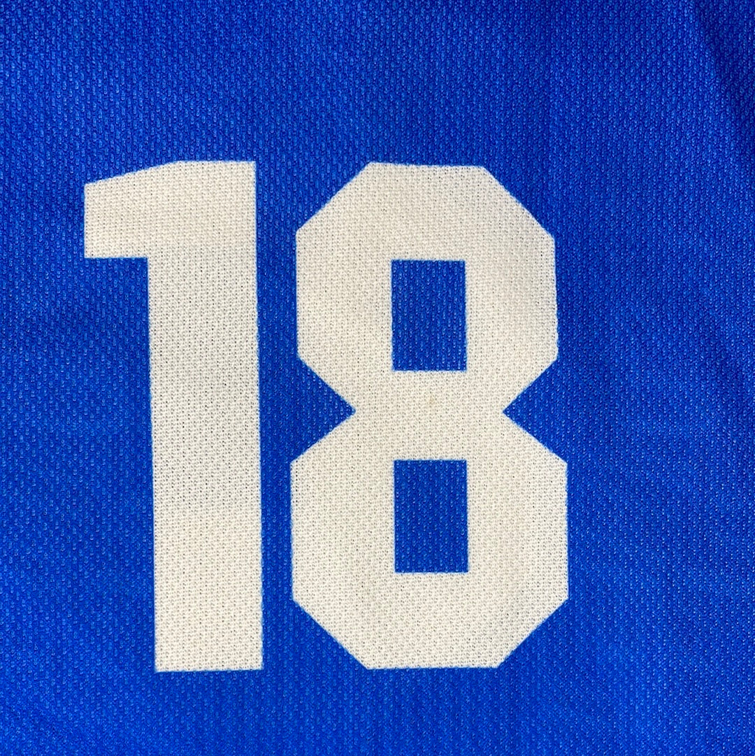 No 18 on the front