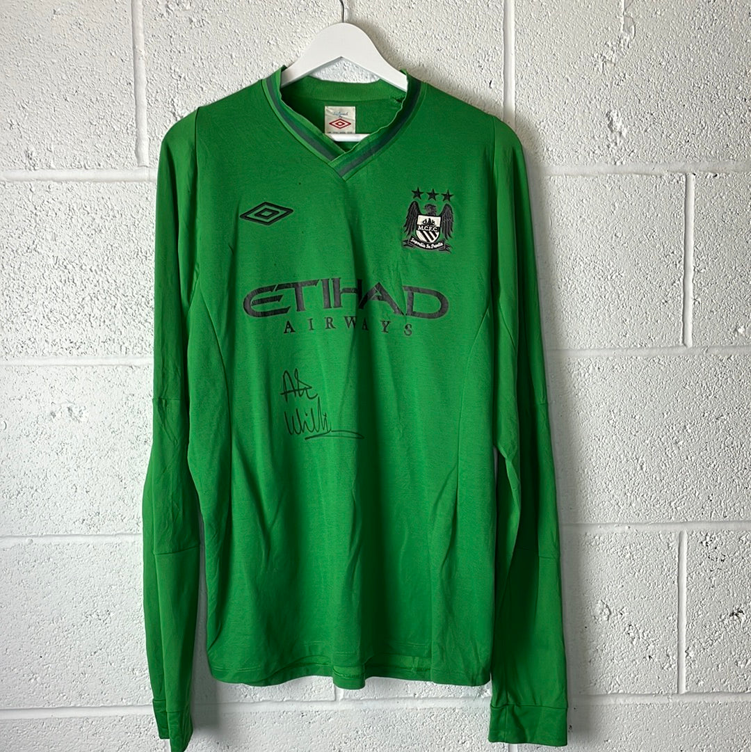 Manchester City Signed Goalkeeper Shirt By Alex Williams
