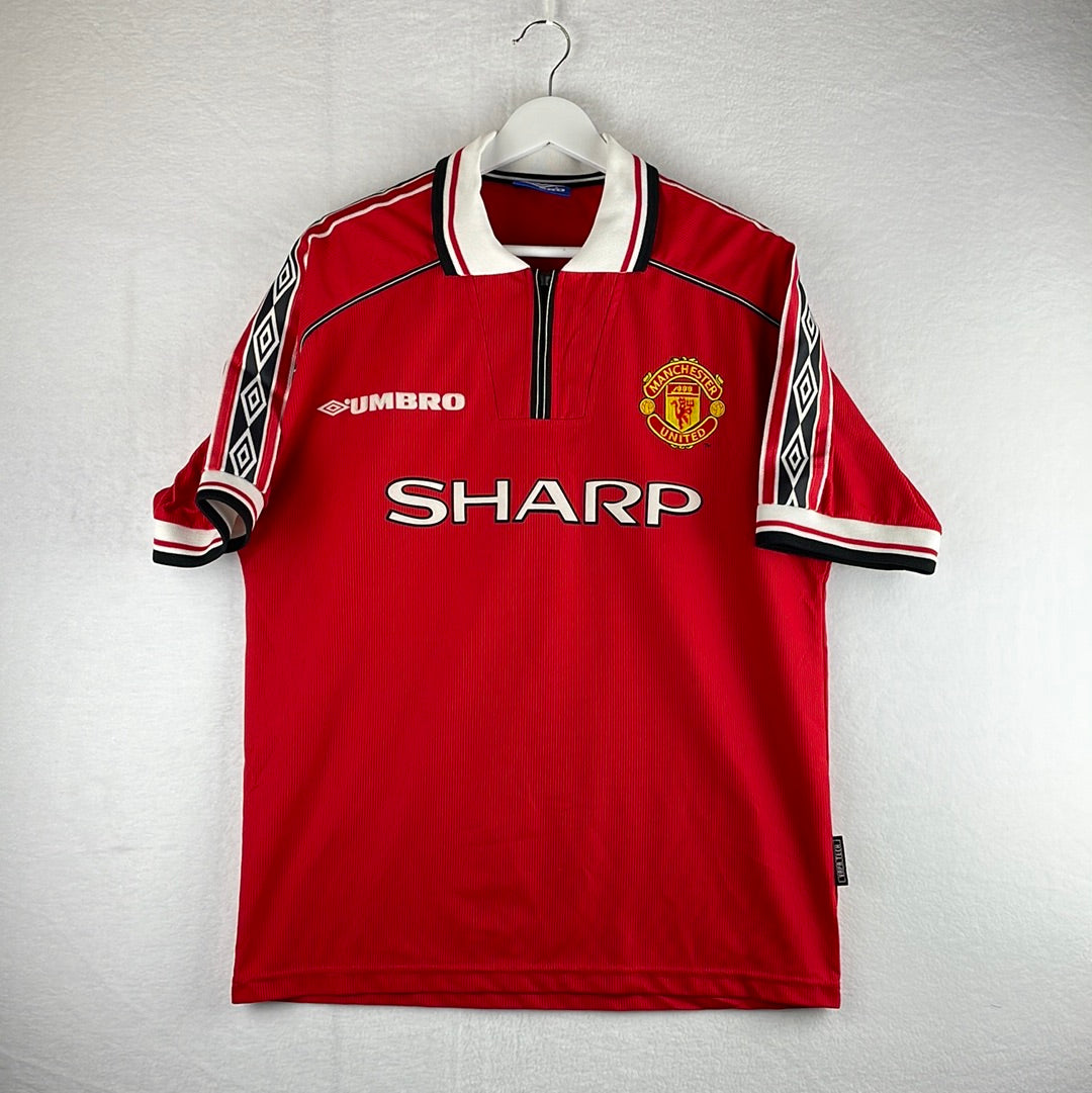 Manchester United 1998/1999 Home Shirt - Medium - 9.5/10 Condition - Authentic