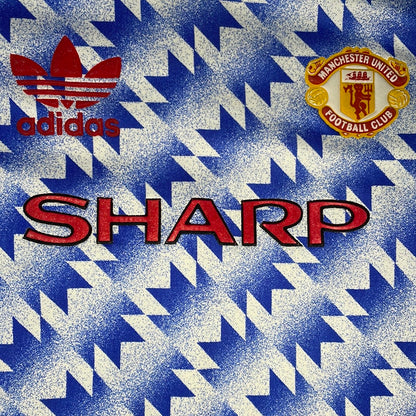 Manchester United 1990 Away Shirt - Junior - Good - Authentic shirt