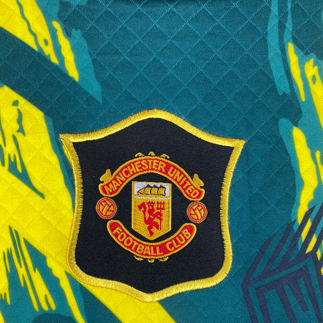 Manchester United 1994/1995/1996 Third Goalkeeper Shirt - Large Adult - Excellent Condition