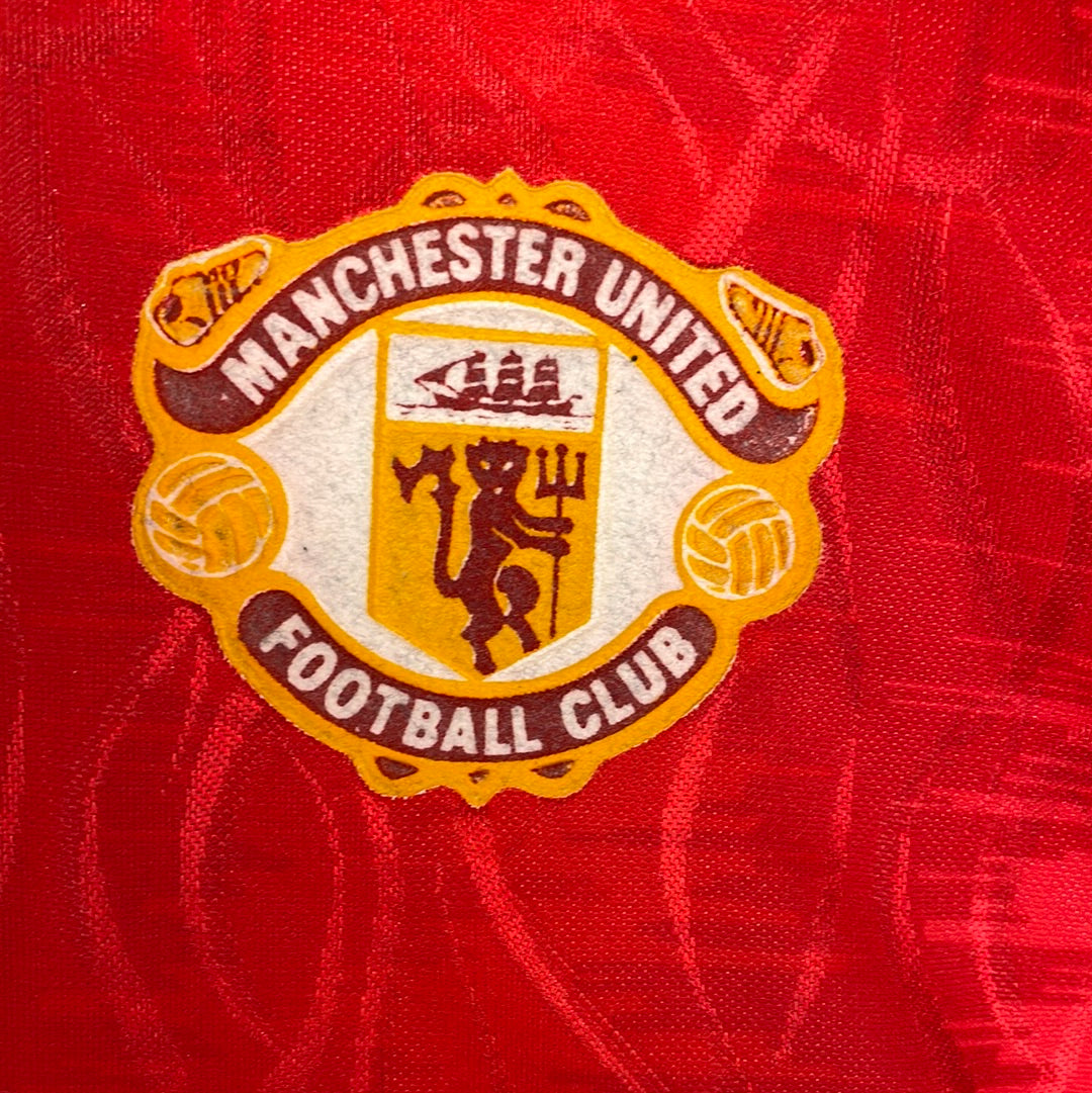 Manchester United 1990/1991/1992 Home Shirt - XL - Very Good Condition - Authentic